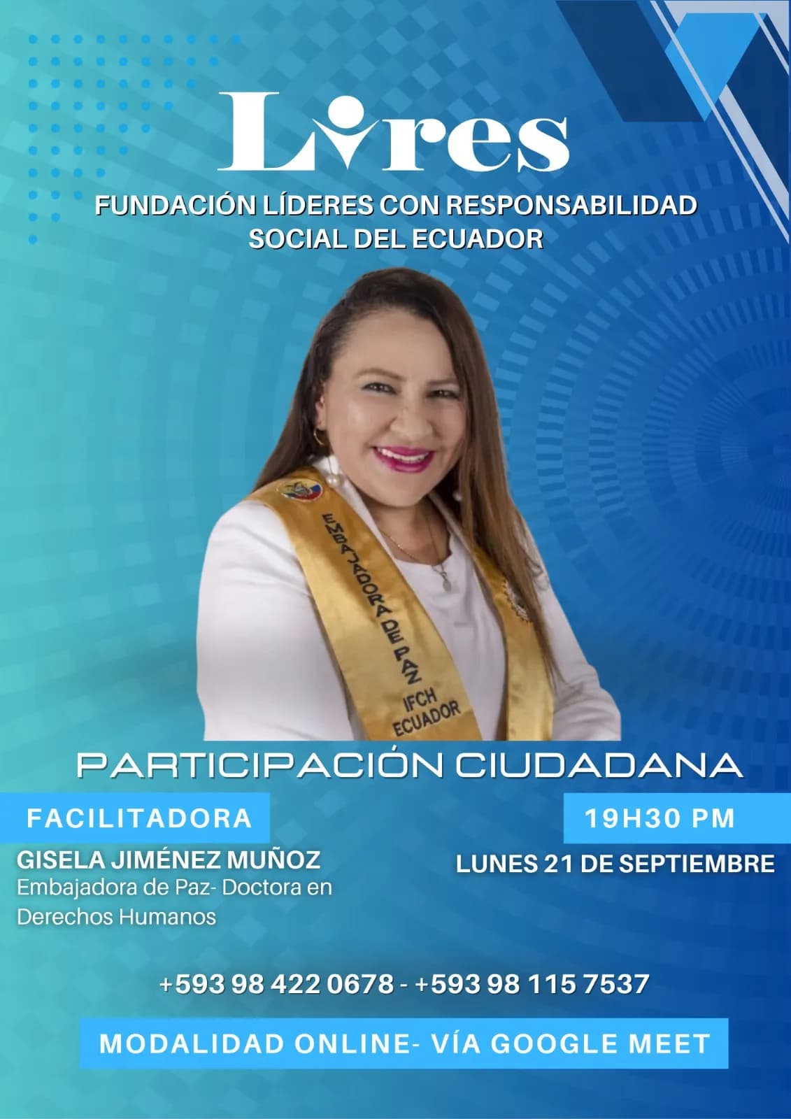 Capacitación de Participación Ciudadana con Fundación LIRES