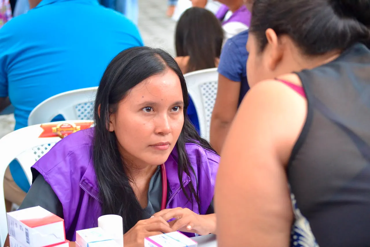 Brigada médica en Bucay: atención de salud gratuita